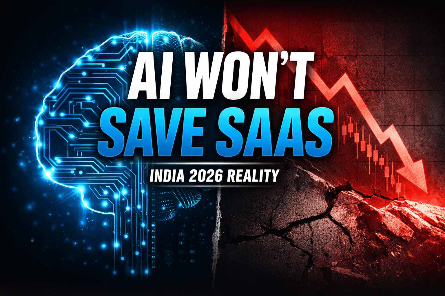 AI impact on SaaS market decline